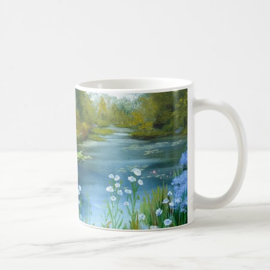 Tasse de pavots bleus (Droite)