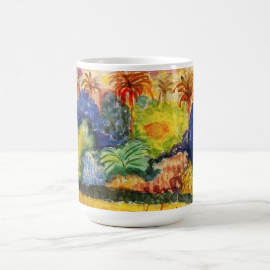 Tasse de paysage de Gauguin Tahitian (Centre)