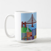 Tasse de paysage urbain de San Francisco (Gauche)