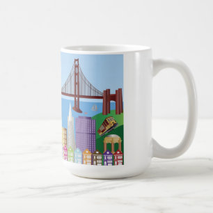 Tasse de paysage urbain de San Francisco