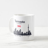 TASSE DE PAYSAGE URBAIN DE TORONTO CANADA (Devant gauche)