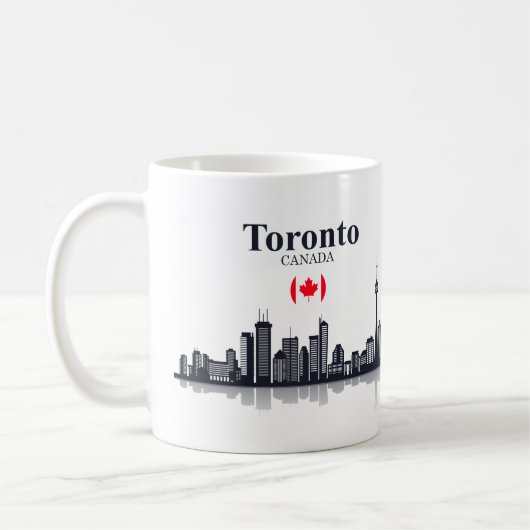 TASSE DE PAYSAGE URBAIN DE TORONTO CANADA (Gauche)