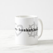 Tasse de PeaceLoveBasketball (Devant droit)