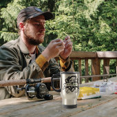 Tasse de pêche avec le nom désiré - Pêcheur Mug