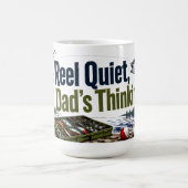 Tasse de pêche pour papa qui réfléchit tranquillem (Centre)