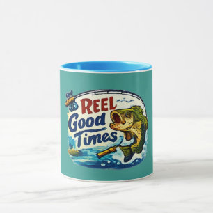 Tasse de pêche pour un bon moment