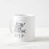 Tasse de pêche "Super Papa" (Devant gauche)