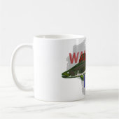 Tasse de pêcheur de brochets vairons du Wisconsin (Gauche)