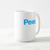 Tasse de PeerJ avec le singe (Devant droit)