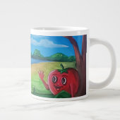 Tasse de peinture d'amis tomate (Droite)