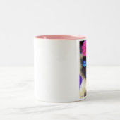 Tasse de peinture de chat siamois - 155 charmant (Centre)