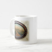 Tasse de peinture de ferme (Devant gauche)