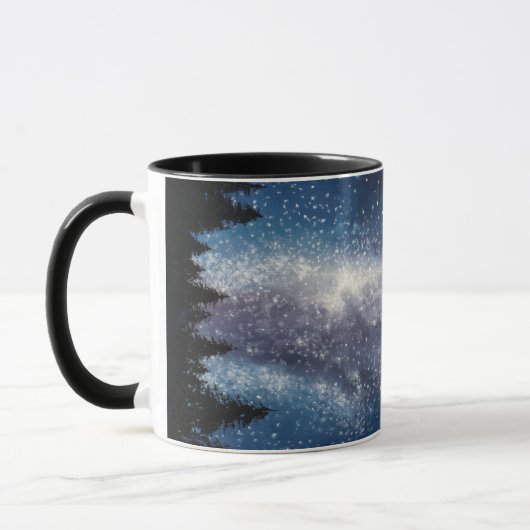 Tasse de peinture de galaxie de manière laiteuse (Gauche)