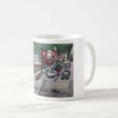 Tasse de peinture de scène de rue de Chagrin (Devant droit)