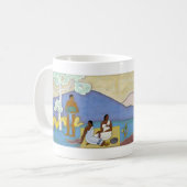 Tasse de peinture murale d'Arman Manookian (Devant gauche)