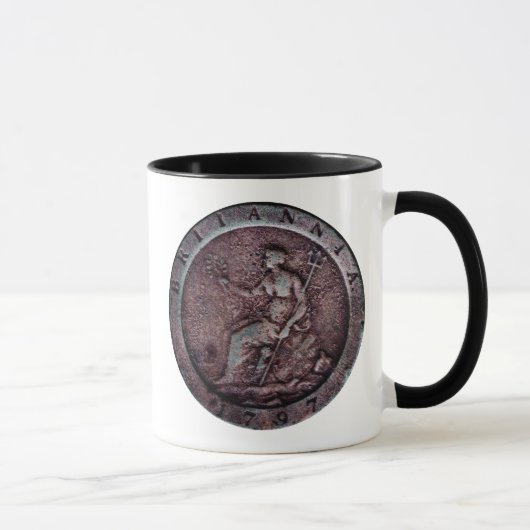 Tasse de penny de "roue" des 1797 Anglais (Droite)
