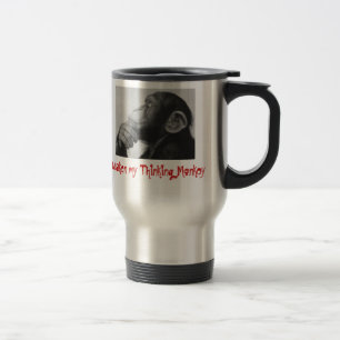 Tasse de pensée de singe