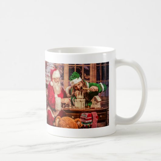 Tasse de Père Noël avec l'elfe et le chant (Droite)