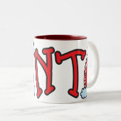 Tasse de Père Noël d'amusement ! (Devant droit)