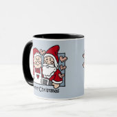 Tasse de Père Noël de Joyeux Noël (Devant gauche)