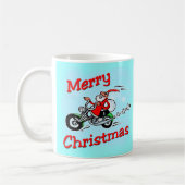 Tasse de Père Noël de moto (Gauche)