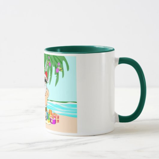Tasse de Père Noël de plage (Droite)