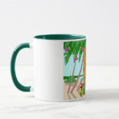 Tasse de Père Noël de plage (Gauche)