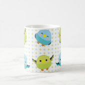 Tasse de perruche de Kawaii Lineolated (Centre)