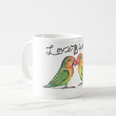 Tasse de perruches de Kissy (Devant gauche)