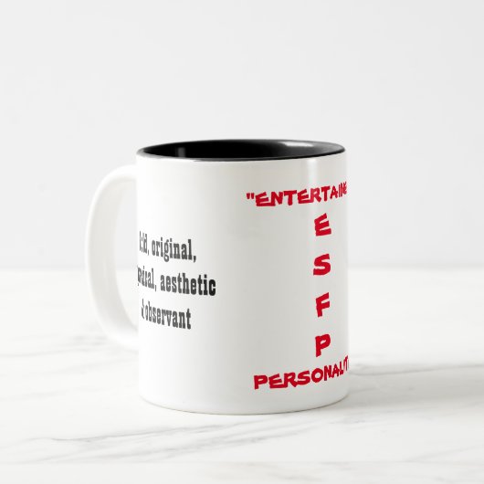 Tasse de personnalité d'ESFP (Devant gauche)