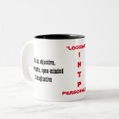 Tasse de personnalité d'INTP (Devant gauche)