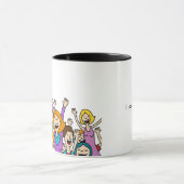 Tasse de personnes de travail d'équipe (Centre)