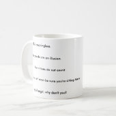 Tasse de pessimisme de pel (Devant gauche)