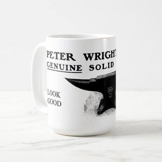 Tasse de Peter Wright (Devant gauche)