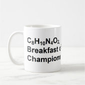 Tasse de petit déjeuner de caféine (Gauche)