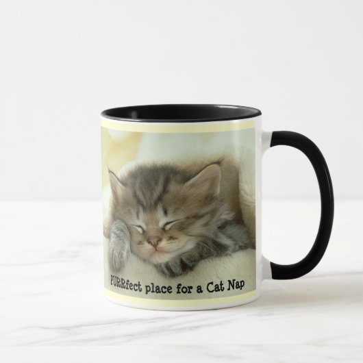Tasse de petit somme de chat (Droite)
