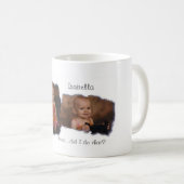 Tasse de petite fille de papa/maman (Devant droit)