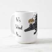 Tasse de Pewdiepie Slenderman (Devant gauche)