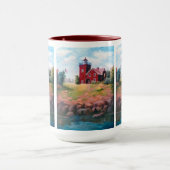 Tasse de phare de deux ports (Centre)