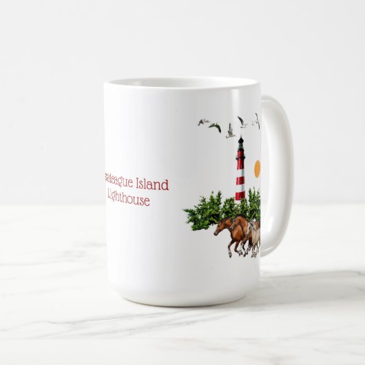 Tasse de phare d'île d'Assateague (Devant droit)