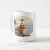 Tasse de phare du récif de Robbin (et poème de (Devant gauche)