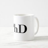 Tasse de PhD (Devant droit)