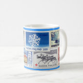 Tasse de philatélie de la Finlande (Devant droit)
