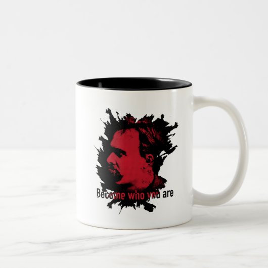 Tasse de philosophie avec la citation de Nietzsche (Droit)
