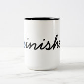 Tasse de Phinished de diplômé de PhD (Centre)