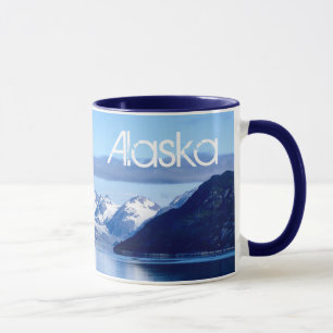 Tasse de photo de baie de glacier