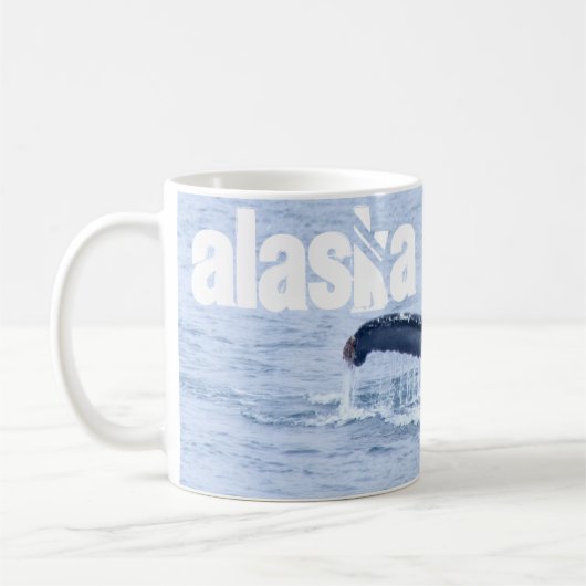 Tasse de photo de baleines de bosse (Gauche)