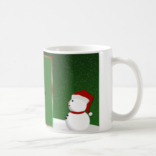 Tasse de photo de bonhomme de neige (Droite)