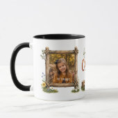 Tasse de photo de campeur heureux (Gauche)