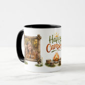 Tasse de photo de campeur heureux (Devant gauche)